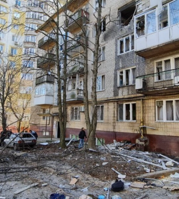 Центр Донецька під обстрілом