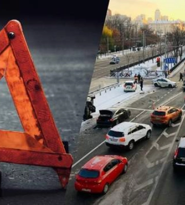 Масштабное ДТП в Киеве: столкнулись 5 автомобилей