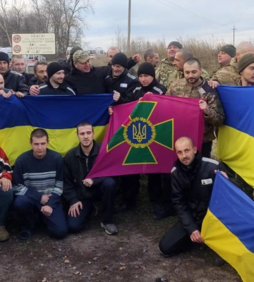Додому з російського полону повернулися ще 50 українських воїнів