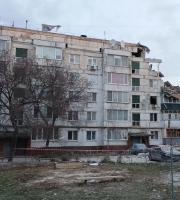 Мер Чугуєва показала наслідки ракетного удару: є поранені 