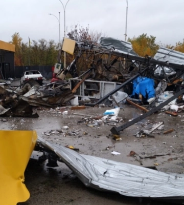 У мережі з&amp;#039;явилося відео моменту ракетного удару по Дніпру