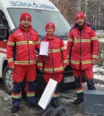 На Волині медики швидкої допомоги отримали StarLink для безперебійного зв&#039;язку