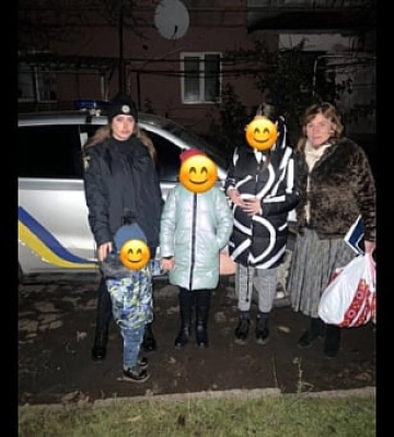 Правоохоронці потурбувались про трьох малолітніх дітей з Криворізького району, які залишились без батьківського нагляду