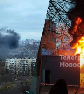 В Одесі вибухнула трансформаторна підстанція: рятувальники не можуть розпочати гасіння
