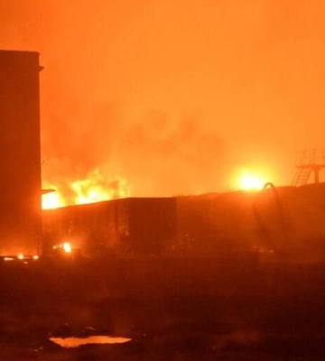 На Донетчине спасатели тушили пожары из-за обстрелов и вывозили раненых