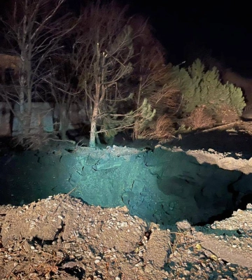Ночью в Запорожском районе взорвались две ракеты
