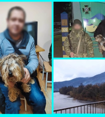 Дружина знайшла ділків у соцмережах: на Закарпатті затримали 42-річного &quot;ухилянта&quot; з собакою
