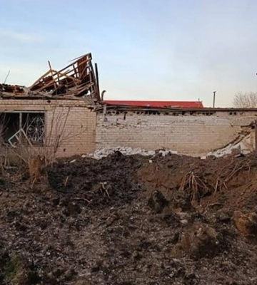 рашисти вдарили ракетами С-300 по Вільнянську