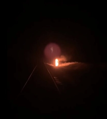 Луганські партизани підпалили обладнання автоматизованого керування залізницею на одній з ділянок
