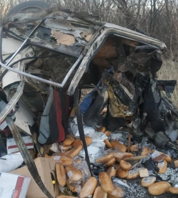 На Харьковщине автомобиль взорвался на мине, двое погибших