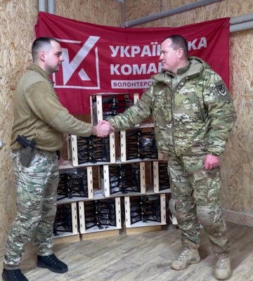 "Украинская команда" передала на передовую 28 и 63 бригадам новую партию БПЛА - Палатный