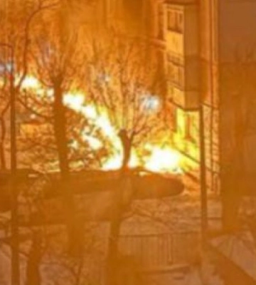 Российская армия атаковала Запорожье: возник пожар