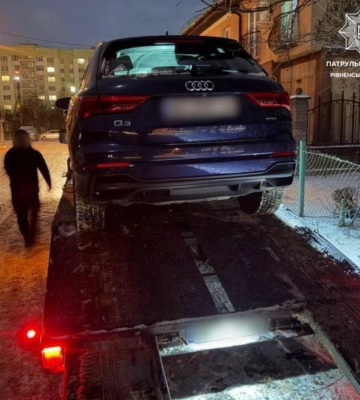 Двох водіїв з ознаками алкогольного сп’яніння виявили у Рівному та поблизу Обарова