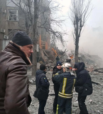 Дві російські ракети пошкодили десятки житлових будинків у середмісті Харкова 