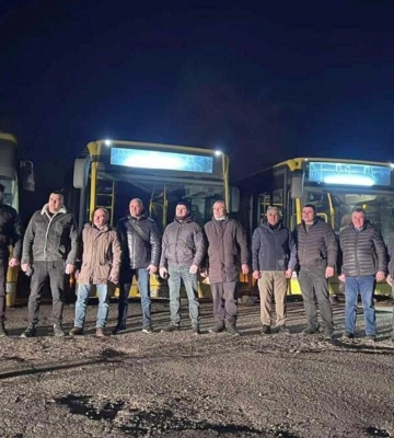 Житомирська область передала п’ять автобусів для транспортної підтримки Одеси