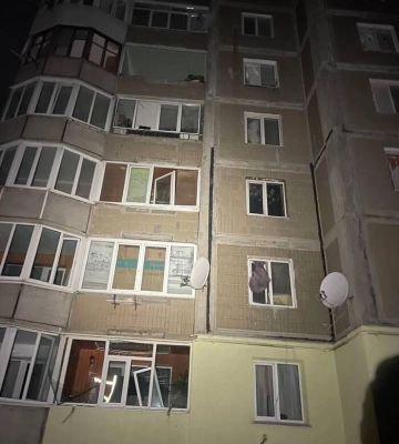 У Білій Церкві внаслідок нічної російської атаки поранено двох людей