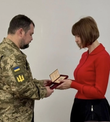 Дружині полеглого Героя з Волині вручили його нагороду «За мужність»