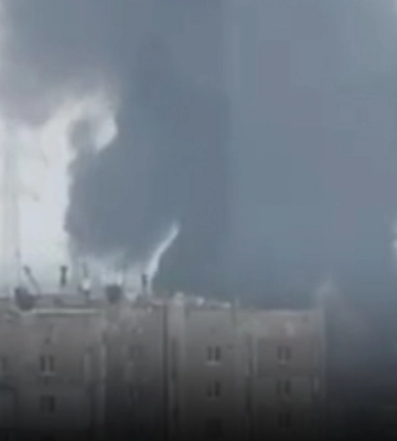 Атака БПЛА на Днепр: масштабный пожар после взрывов