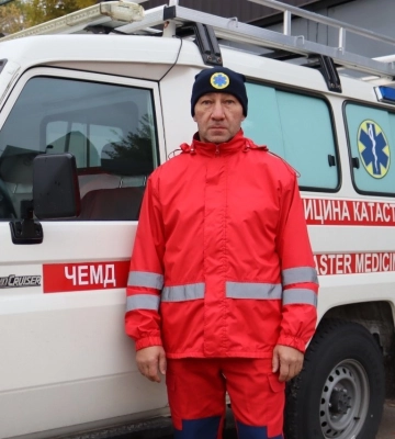 Водій черкаської екстренки отримав звання «Заслуженого працівника охорони здоров’я України»