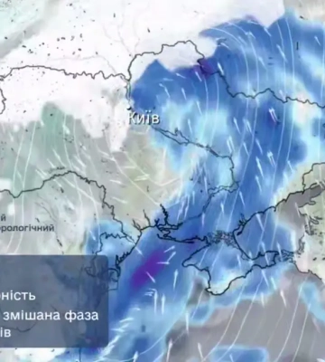 Циклон "ULLI" принесе сніг і поривчастий вітер: прогноз погоди на Житомирщині
