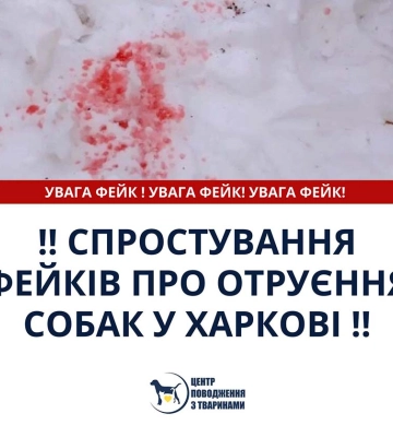 Ніякої «рожевої отрути» у Харкові немає – Центр поводження з тваринами