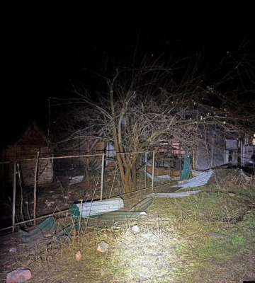 «Шахеды» атаковали Славянск: в городе повреждены дома, есть раненый