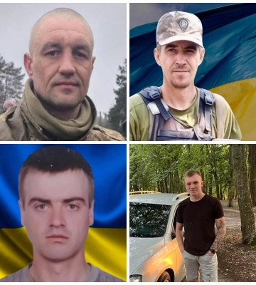 На Рівненщині попрощалися з чотирма захисниками України