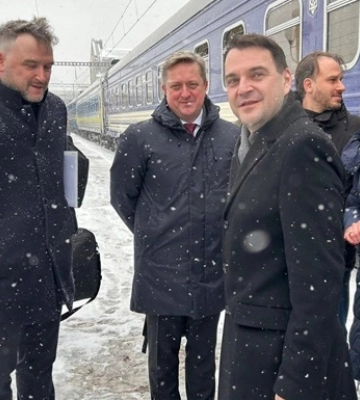 Глава МИД Чехии прибыл с визитом в Украину