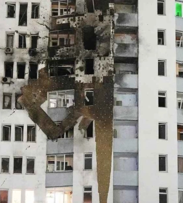 Масована атака на Київ. У Мережі з’явилися відео російських ударів по столиці
