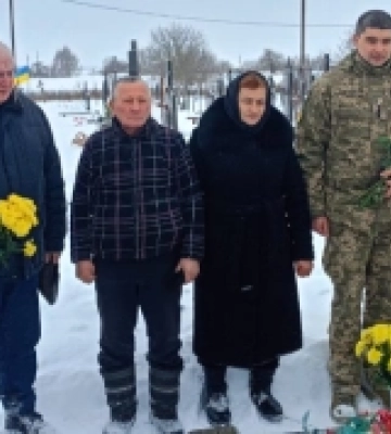 У Новому Корці вшанували пам’ять загиблого захисника Михайла Грабовського