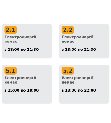 Рубильник запрацює з 14.30. Свіже оновлення графіку електропостачання 10 січня на Львівщині