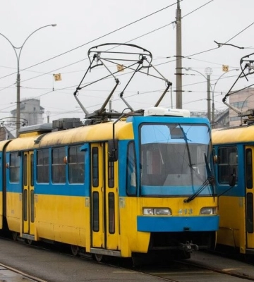 На левом берегу Киева временно отменили работу всего электротранспорта