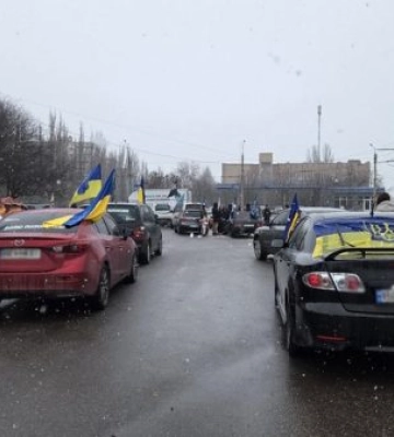 У Миколаєві відбувся автопробіг на підтримку військовослужбовців ЗСУ