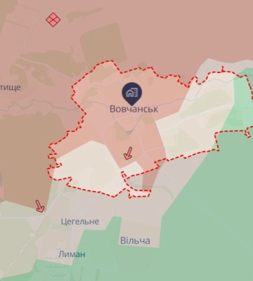 Ворог просунувся у Вовчанську і поблизу Вільчи на Харківщині та в Покровську на Донеччині, - DeepState. МАПИ