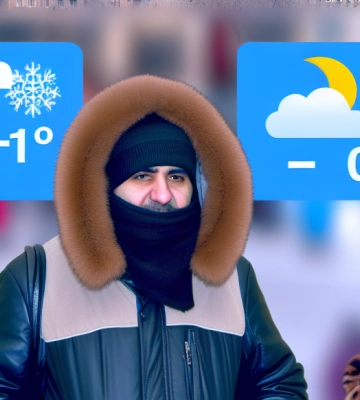 Прогноз погоди у Дніпрі на 12 січня: холодний та ясний день
