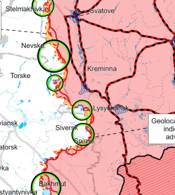 Россияне сосредоточились на Купянске и наступают в Донецкой области: обзор фронта и карты ISW