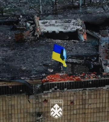 Українські воїни встановили контроль над міськрадою Купʼянська
