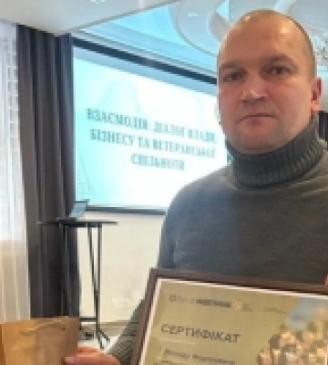 Ветеран з Дубровиці отримав сертифікат на придбання житла