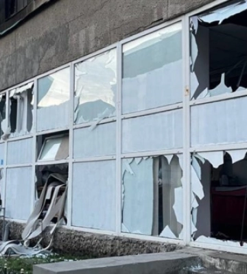 В Одесі через російську атаку значно пошкоджена будівля професійного ліцею