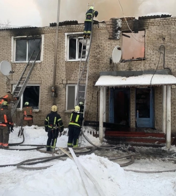 На Волині горіла господарська споруда