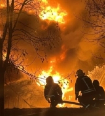 Волинь: рятувальники ліквідували пожежі на місцях ворожих ударів. ФОТО