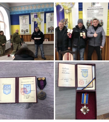 Капітана у відставці з Волині нагородили почесною відзнакою
