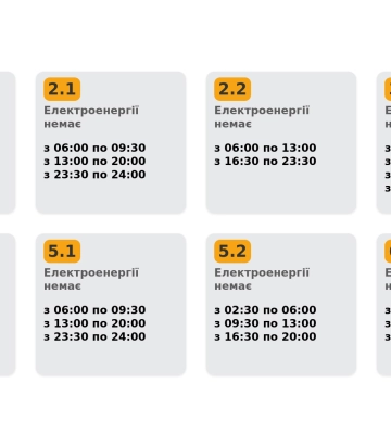 Графік 14 січня на Львівщині додав двом групам споживачів по годині зі світлом