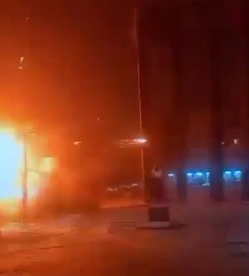Во Львове "Шахед" упал возле памятника Бандере: взрывной волной задело человека