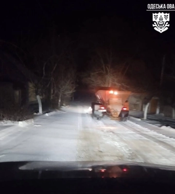 Морози та сніг: яка ситуація на дорогах Одеської області 15 січня
