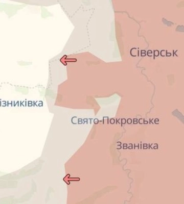 Ворог просунувся поблизу Свято-Покровського та Федорівки на Донеччині, - DeepState. КАРТА