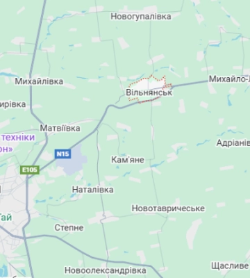 Місто Вільнянськ біля Запоріжжя знеструмлено внаслідок ворожого удару