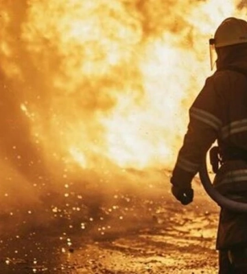 Росія атакувала Хмельниччину: виникла пожежа на підприємстві
