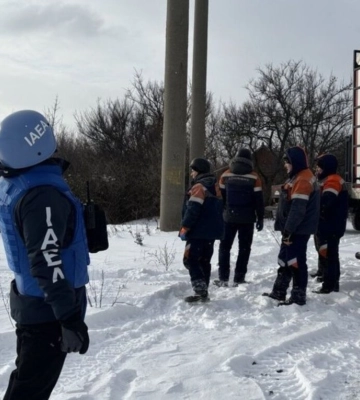 Возле ЗАЭС начался ремонт резервной линии электропитания