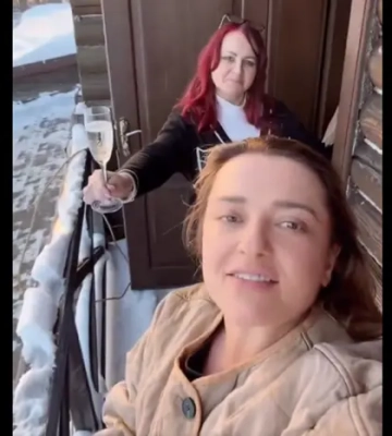 Могилевська показала, як її родина повернулася з відпустки у змерзлий дім